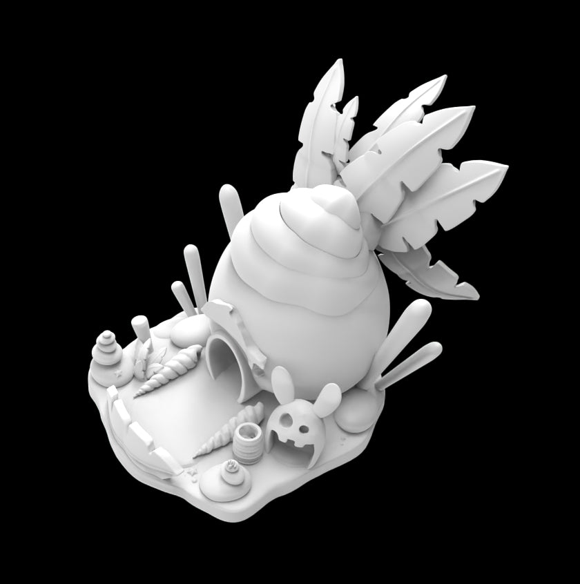 Possibly Cool Dice Tower - Seashell - DnD/TTRPG/Roleplaying/Wargames