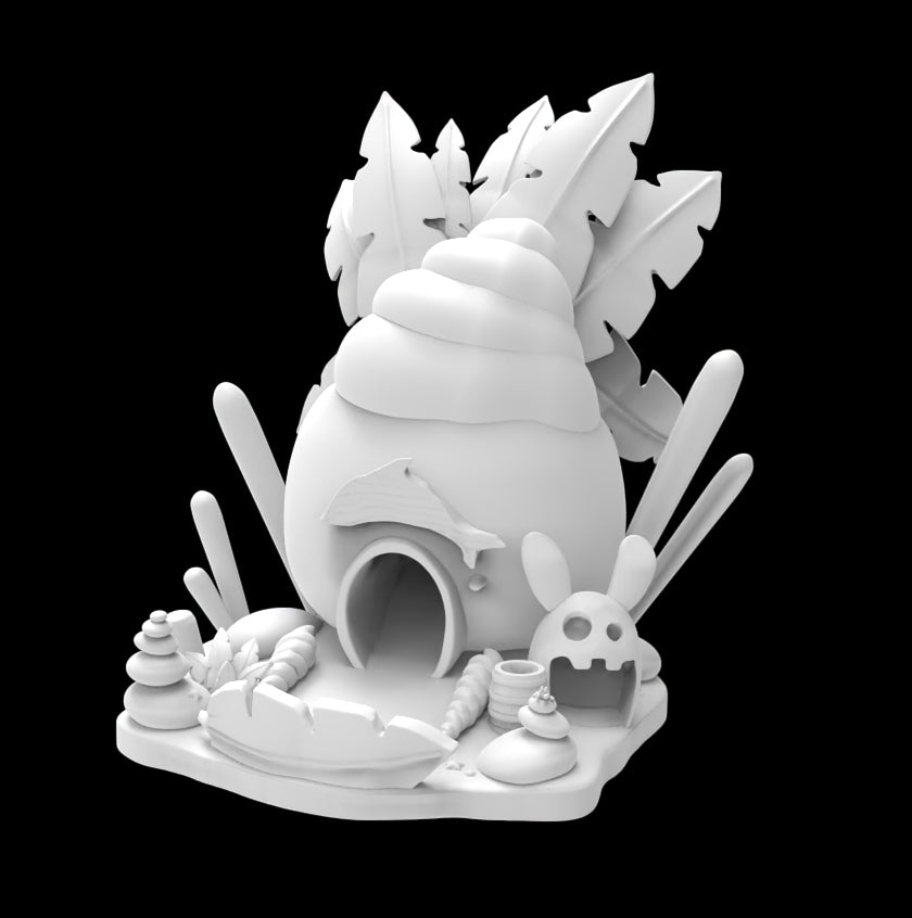 Possibly Cool Dice Tower - Seashell - DnD/TTRPG/Roleplaying/Wargames