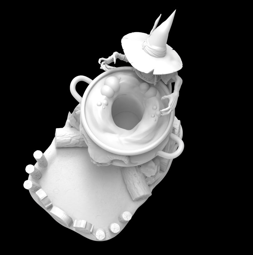 Possibly Cool Dice Tower - Witch #1 - DnD/TTRPG/Roleplaying/Wargames