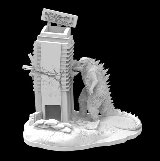 Possibly Cool Dice Tower - Godzilla - DnD/TTRPG/Roleplaying/Wargames
