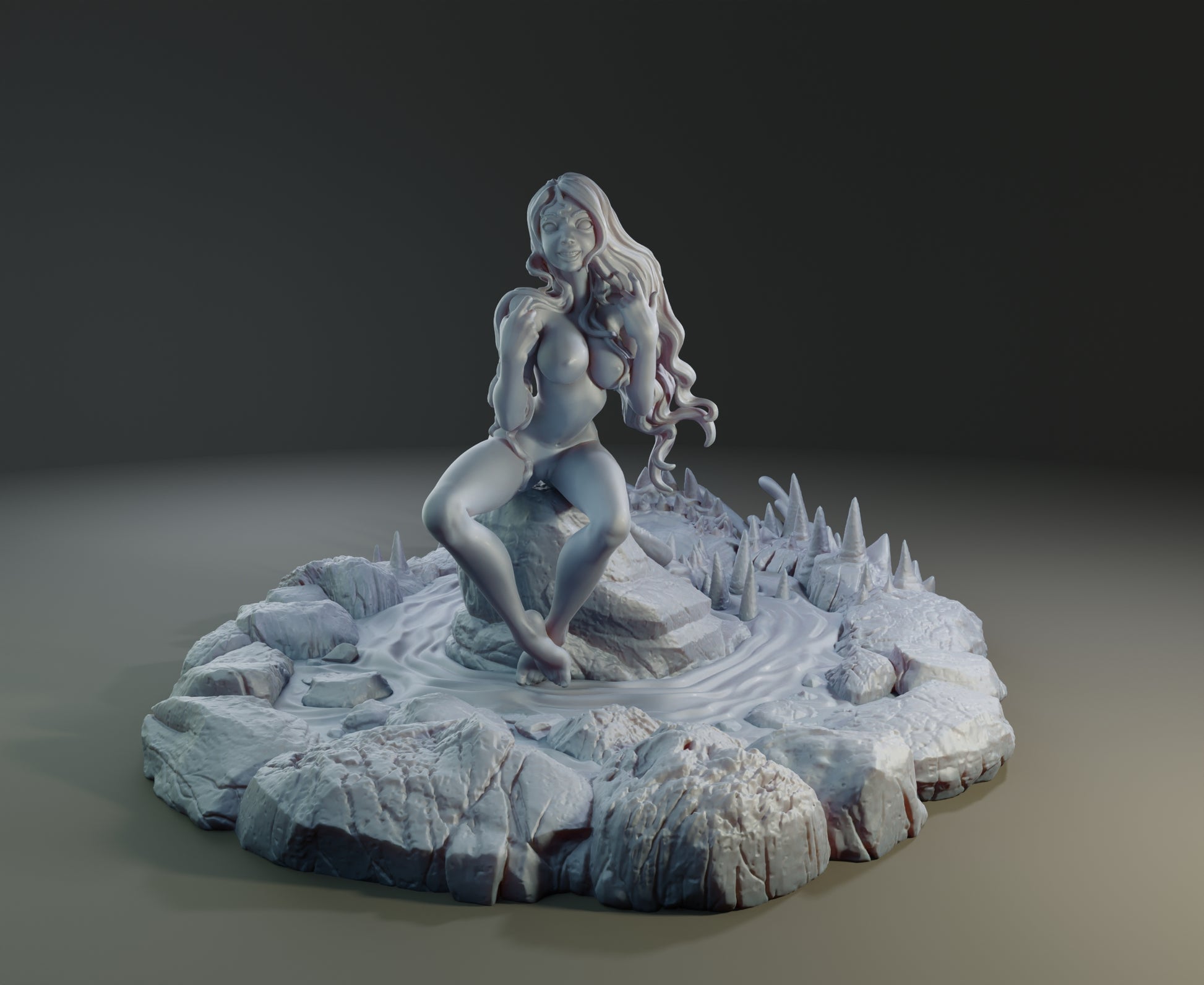 Alain Viesca - Angler Ophidian (Lure) - 32/75/120mm Pin Up/Figure/Model/Diorama - Helios3DPrinting
