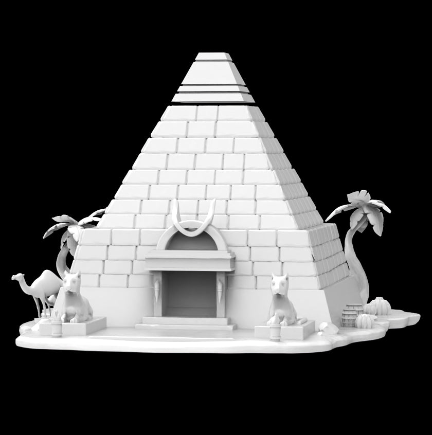 Possibly Cool Dice Tower - Egypt - DnD/TTRPG/Roleplaying/Wargames