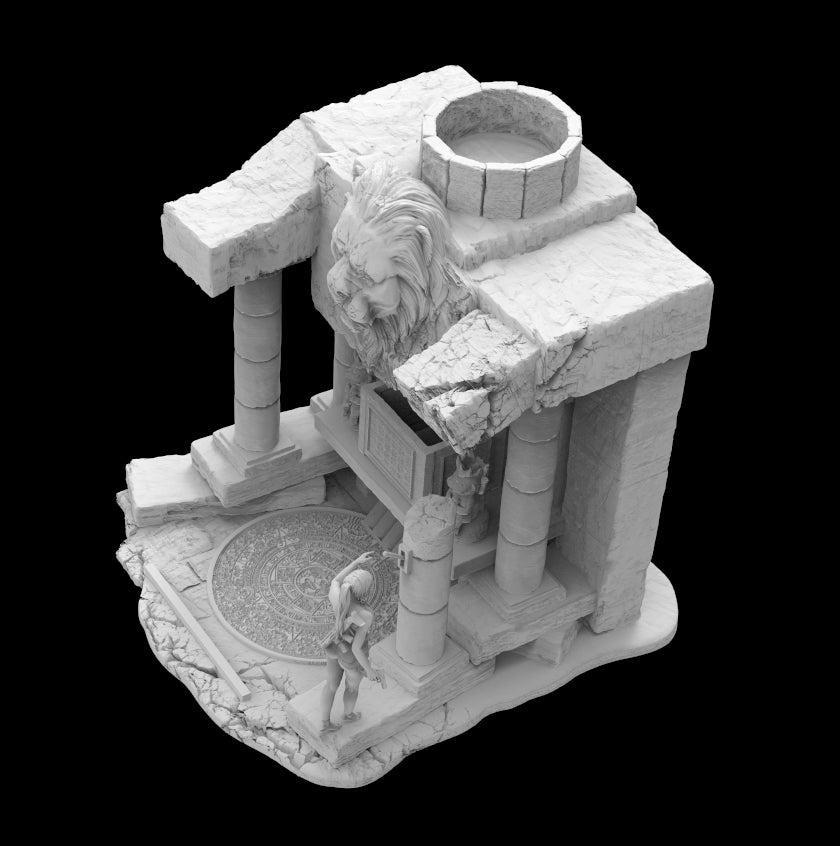 Possibly Cool Dice Tower - Tomb Raider - DnD/TTRPG/Roleplaying/Wargames