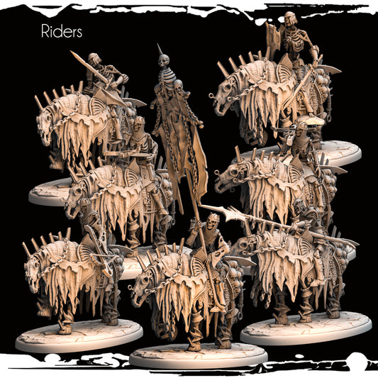 Monolith Arts - Skeletons - Rider - DnD/TTRPG Figure/Miniature