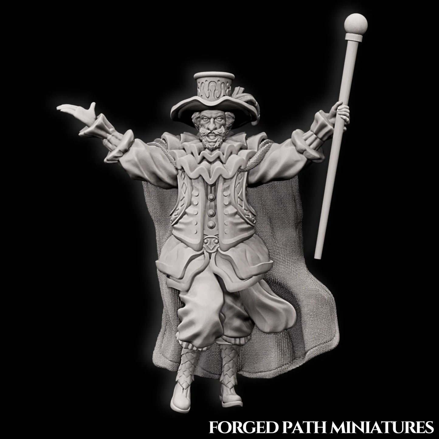 Forged Path - Willowbrook Circus - Ringmaster - DnD/Pathfinder/TTRPG Figure