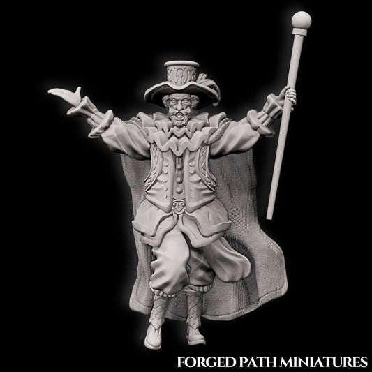 Forged Path - Willowbrook Circus - Ringmaster - DnD/Pathfinder/TTRPG Figure