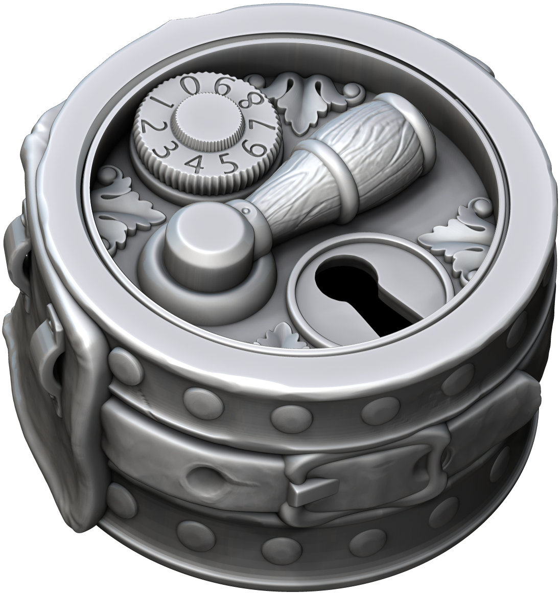 Ars Moriendi - Mythic Dice Box - Rogue - DnD/TTRPG/Roleplaying/Wargames - Helios3DPrinting