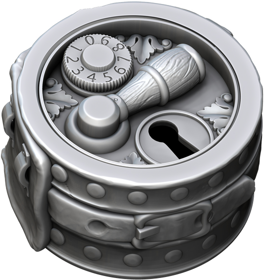 Ars Moriendi - Mythic Dice Box - Rogue - DnD/TTRPG/Roleplaying/Wargames - Helios3DPrinting