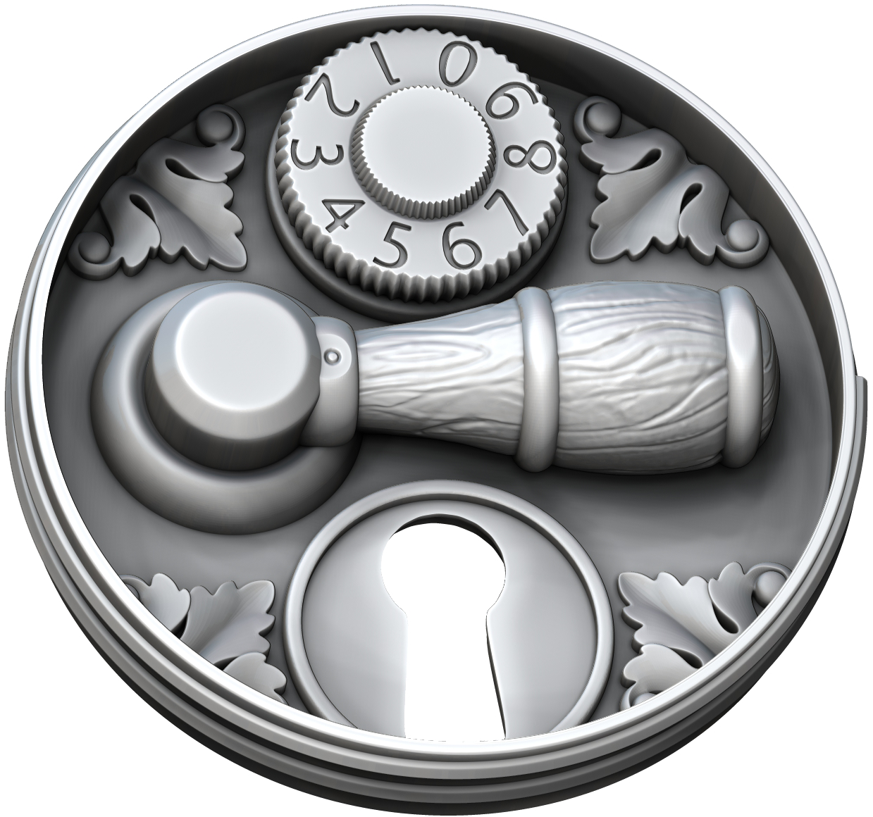 Ars Moriendi - Mythic Dice Box - Rogue - DnD/TTRPG/Roleplaying/Wargames - Helios3DPrinting