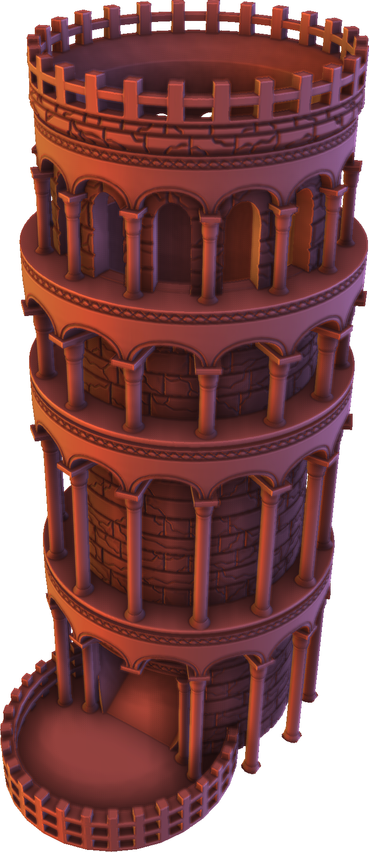 Hera'Stone - Romanesque Dice Tower - DnD/TTRPG/Roleplaying/Wargames