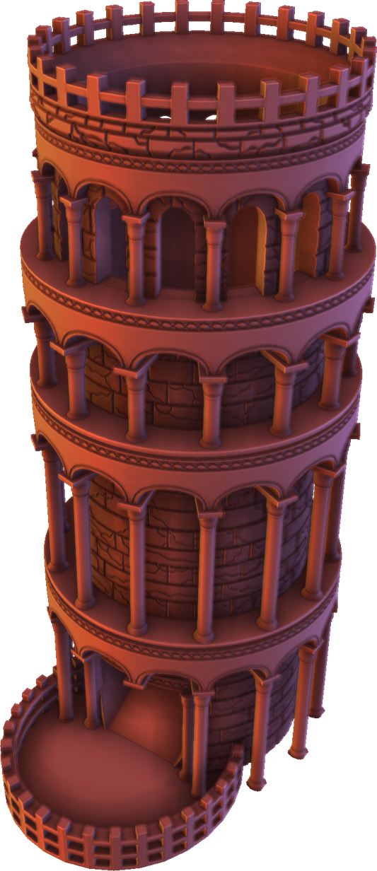 Hera'Stone - Romanesque Dice Tower - DnD/TTRPG/Roleplaying/Wargames