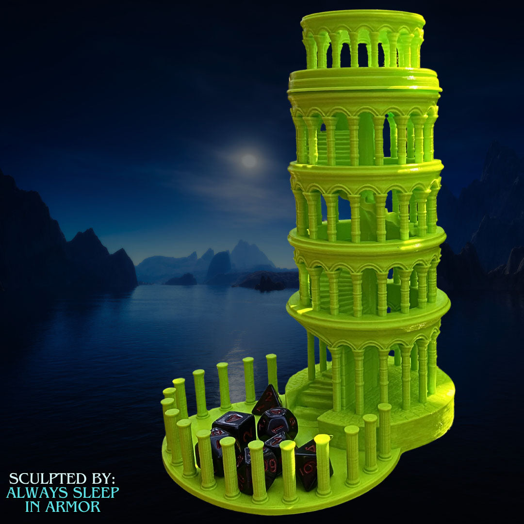 Always Sleep in Armor - Ancient Rome Dice Tower - DnD/TTRPG/Roleplaying/Wargames - Helios3DPrinting