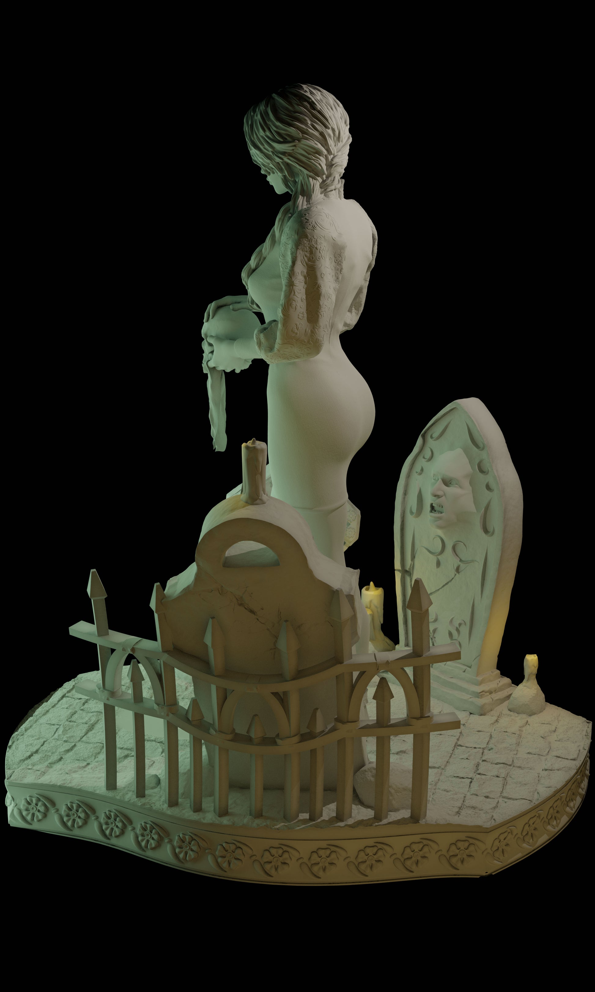 Cthulhu Girls - Secrets of the Welford Hall - Rosalin Welford - 32/75mm DnD/TTRPG Figure/Miniature - Helios3DPrinting