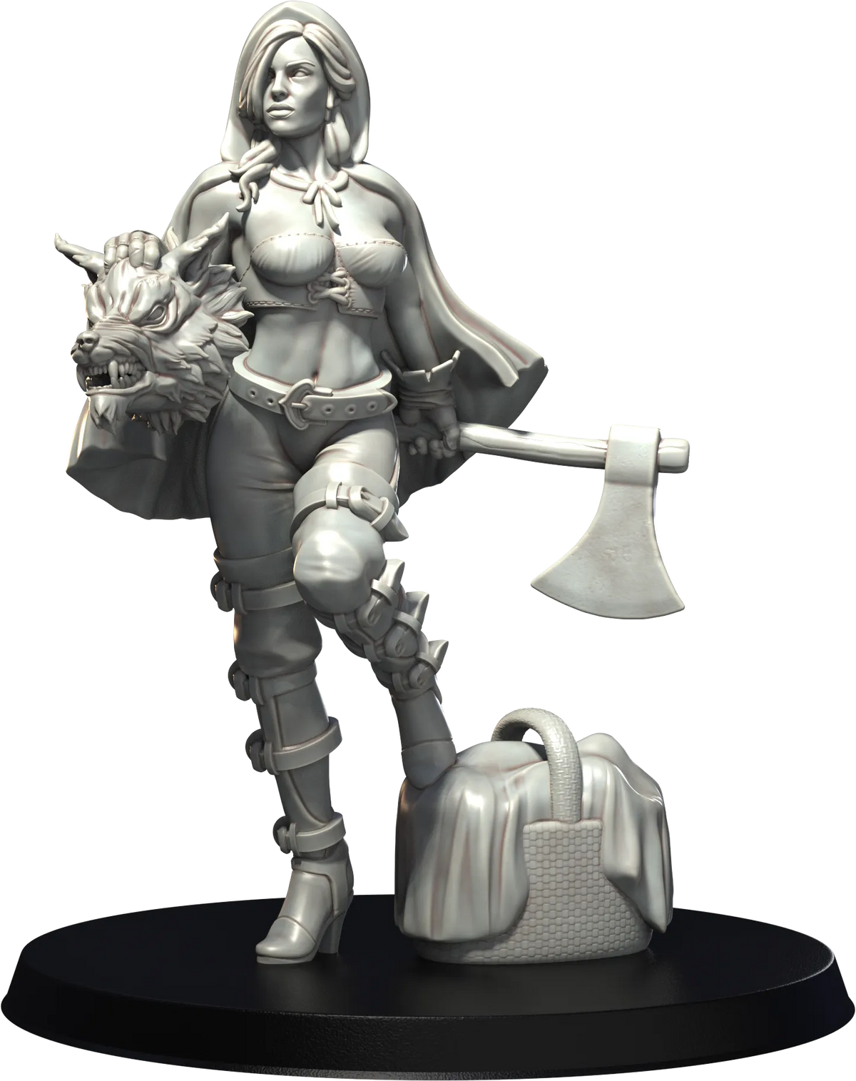 3D IPStudios - Female Warriors #1 - Scarlet - 75mm Pin Up/Figure/Model/Diorama