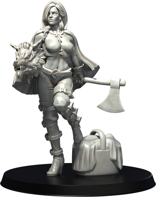 3D IPStudios - Female Warriors #1 - Scarlet - 75mm Pin Up/Figure/Model/Diorama