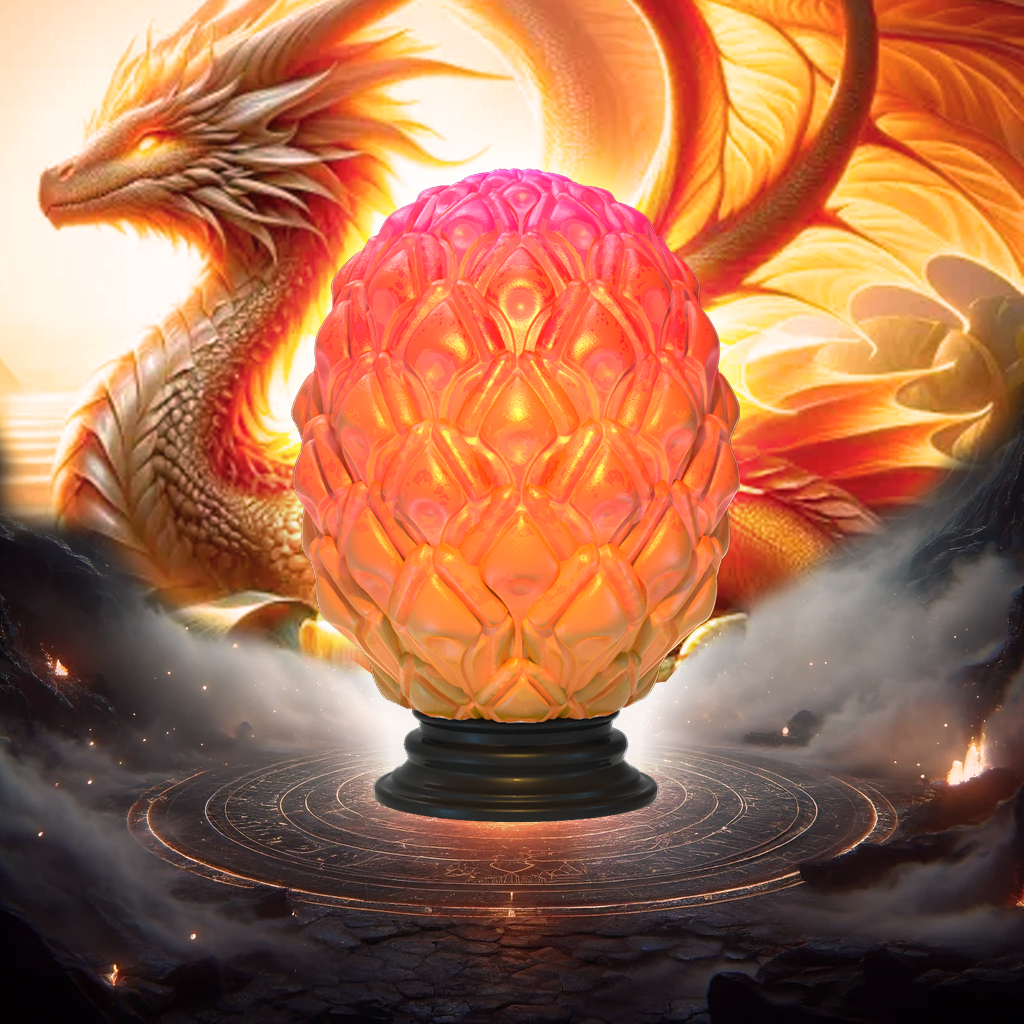 Stratation Design - Sunhaven Dragon Egg Dice Box - DnD/TTRPG/Roleplaying/Wargames
