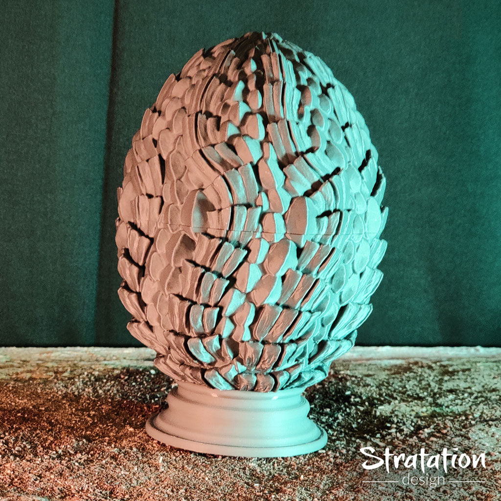 Stratation Design - Galeblade Dragon Egg Dice Box - DnD/TTRPG/Roleplaying/Wargames