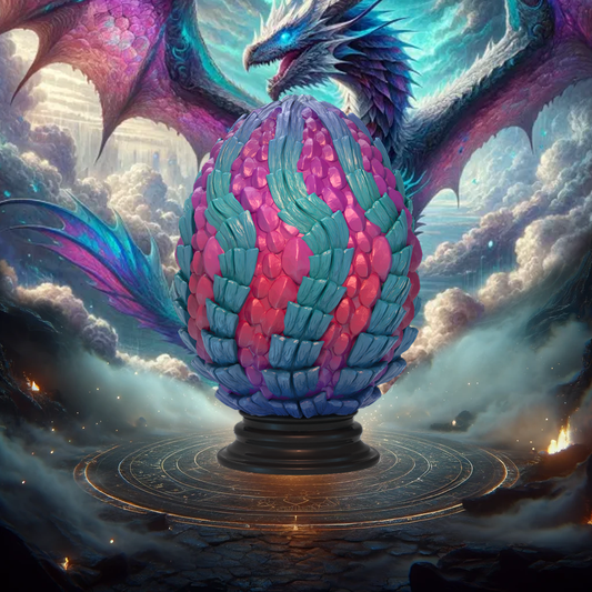 Stratation Design - Galeblade Dragon Egg Dice Box - DnD/TTRPG/Roleplaying/Wargames