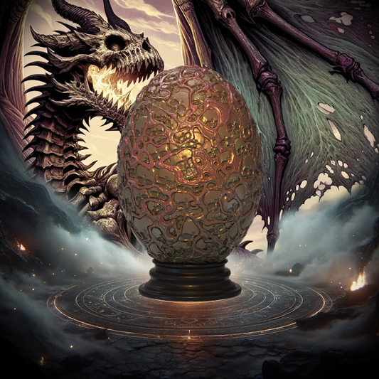 Stratation Design - Crypt Dragon Egg Dice Box - DnD/TTRPG/Roleplaying/Wargames