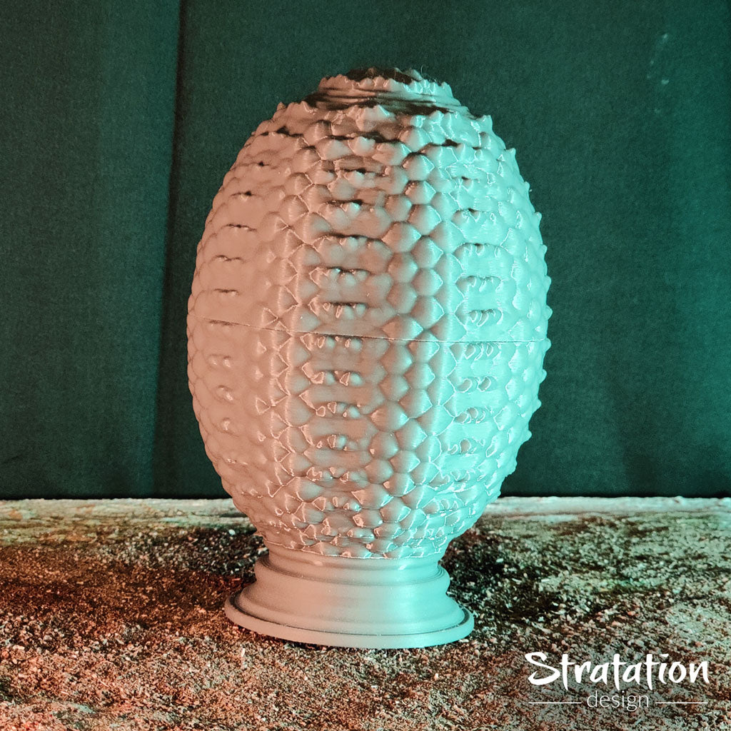 Stratation Design - Brass Dragon Egg Dice Box - DnD/TTRPG/Roleplaying/Wargames