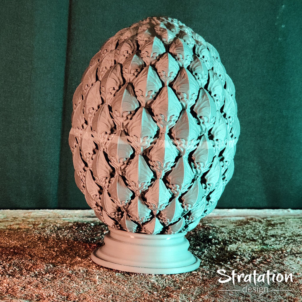 Stratation Design - Gemshard Dragon Egg Dice Box - DnD/TTRPG/Roleplaying/Wargames