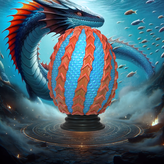 Stratation Design - Streamfarer Dragon Egg Dice Box - DnD/TTRPG/Roleplaying/Wargames