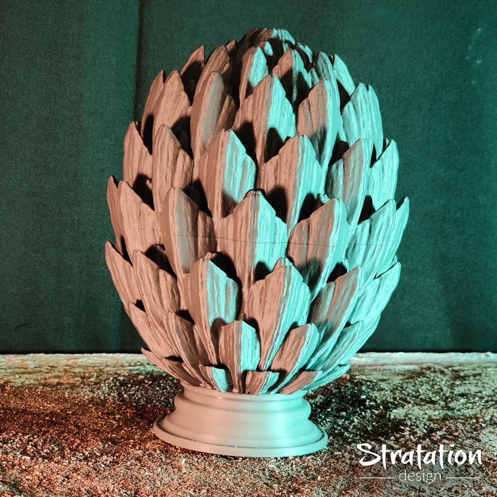 Stratation Design - Grovespirit Dragon Egg Dice Box - DnD/TTRPG/Roleplaying/Wargames