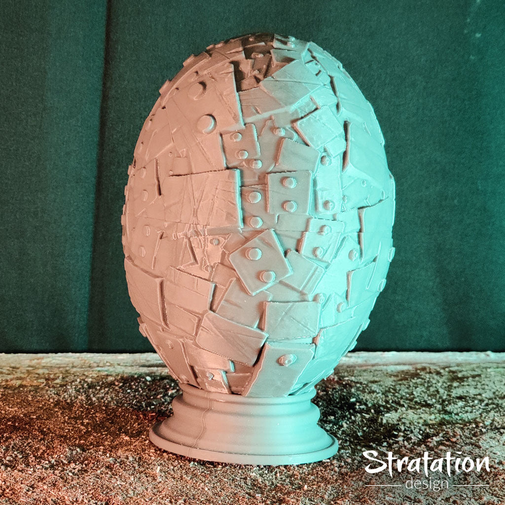 Stratation Design - Fullmetal Dragon Egg Dice Box - DnD/TTRPG/Roleplaying/Wargames