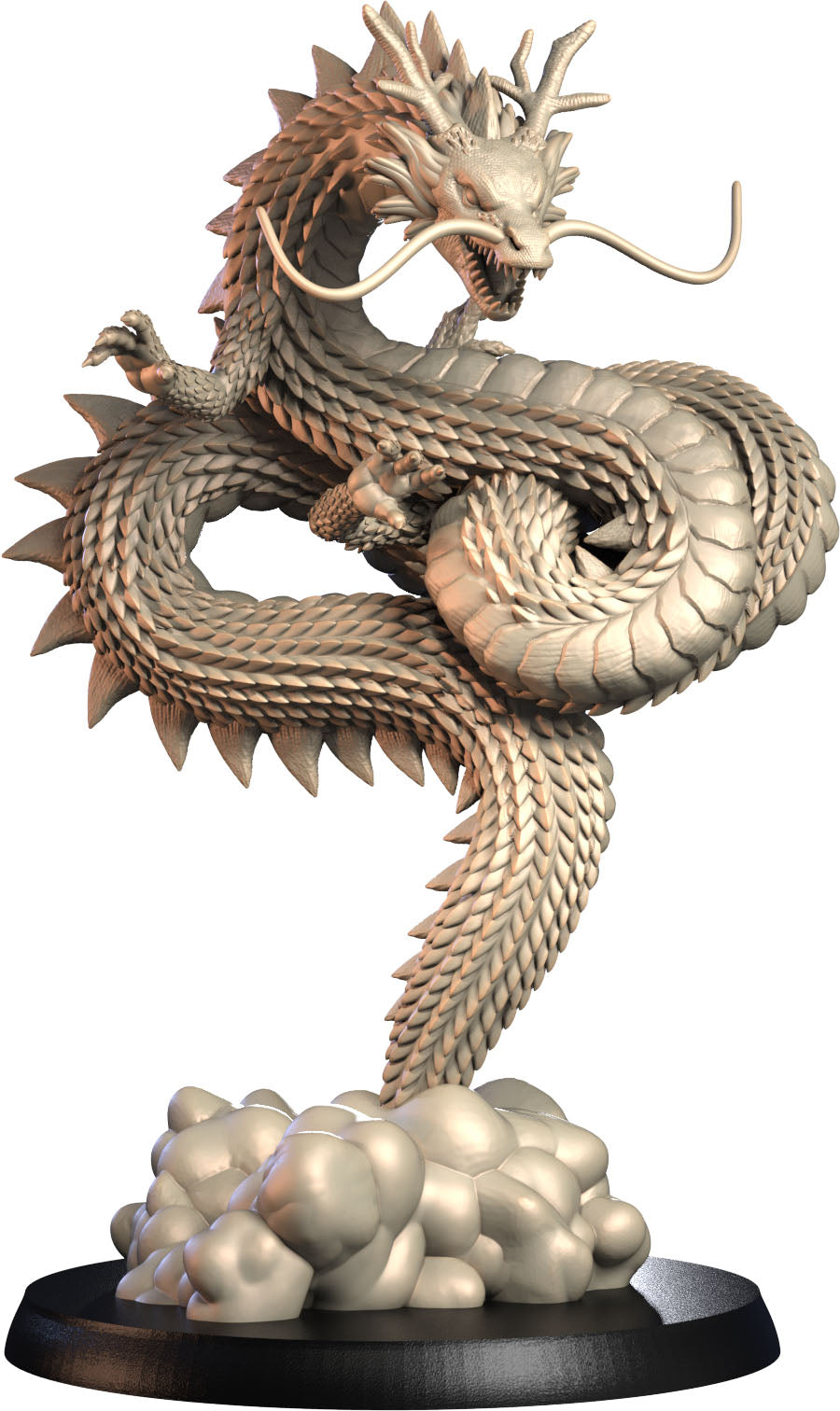 3D IPStudios - Dragons Worlds #2 - Shen Long - DnD/TTRPG Figure/Miniature - Helios3DPrinting
