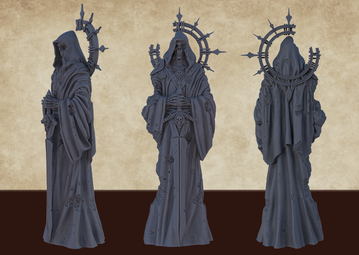 Astland - Statues of the Iron City #2.1.3- 75mm Pin Up/Figure/Model/Diorama