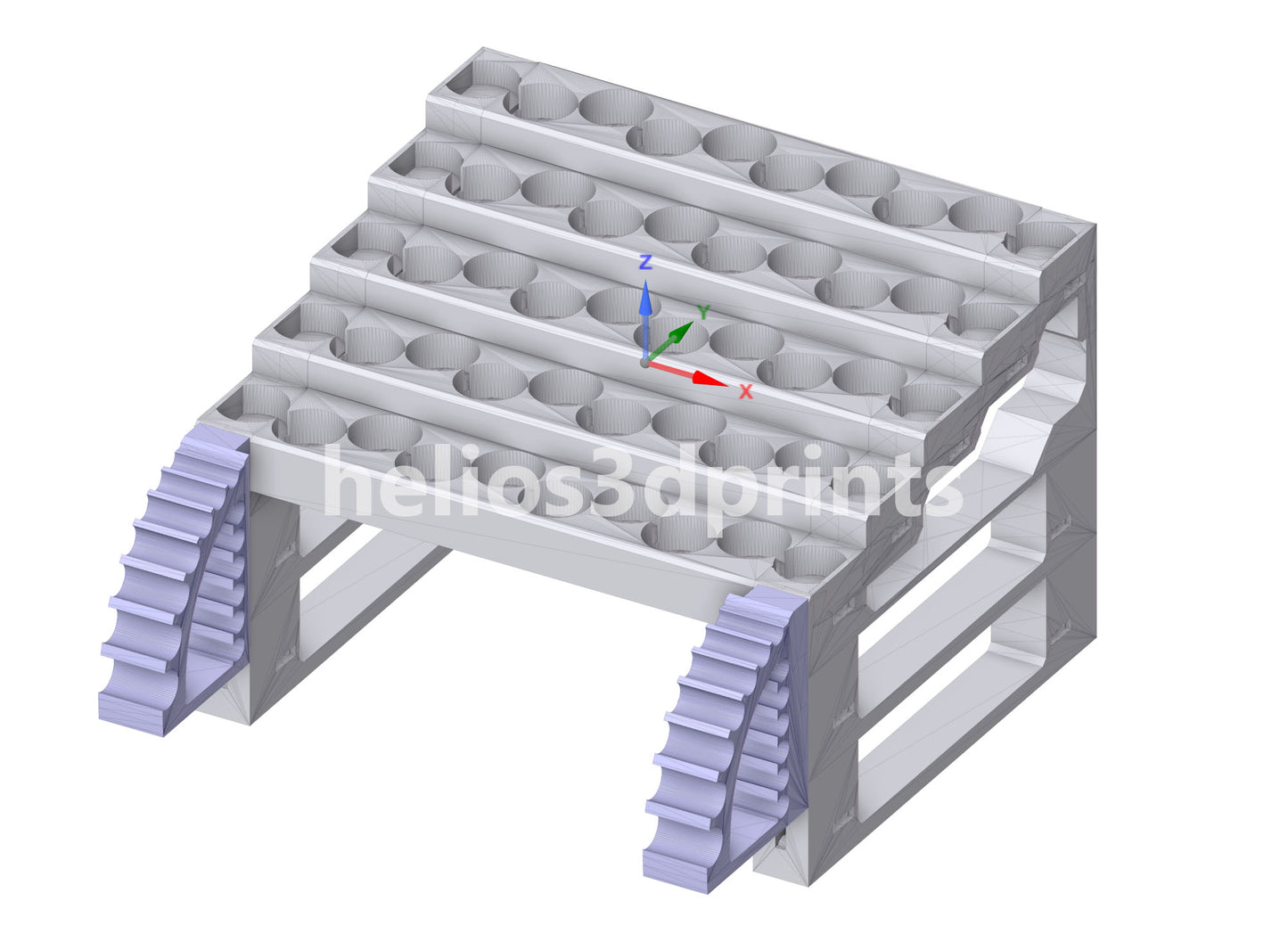 Paintpal Studio Desk Organiser - Attachments - Paintbrush Holders ONLY