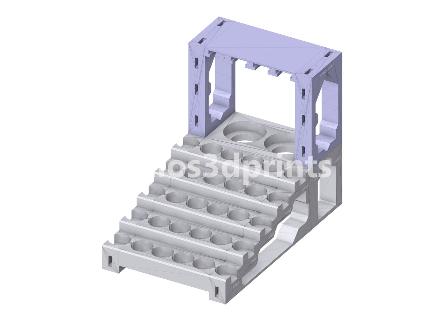 Paintpal Studio Desk Organiser - Rear Extension Hanger for Oil Tubes