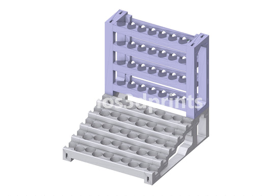 Paintpal Studio Desk Organiser - Rear Extension for Dropper Paint Bottles