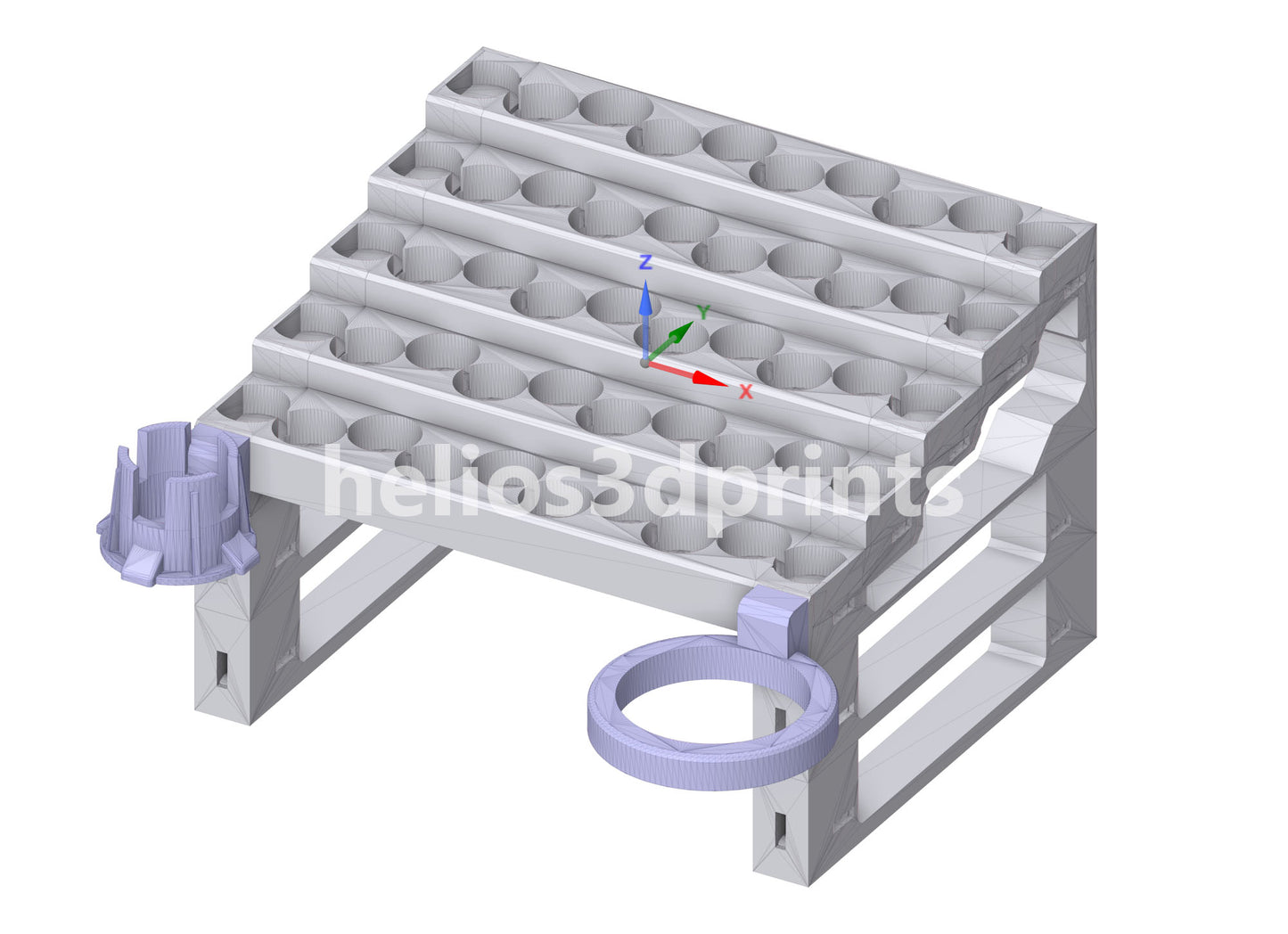 Paintpal Studio Desk Organiser - Attachments - Shade Pot & Water Cup ONLY