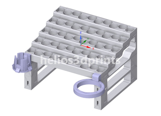 Paintpal Studio Desk Organiser - Attachments - Shade Pot & Water Cup ONLY