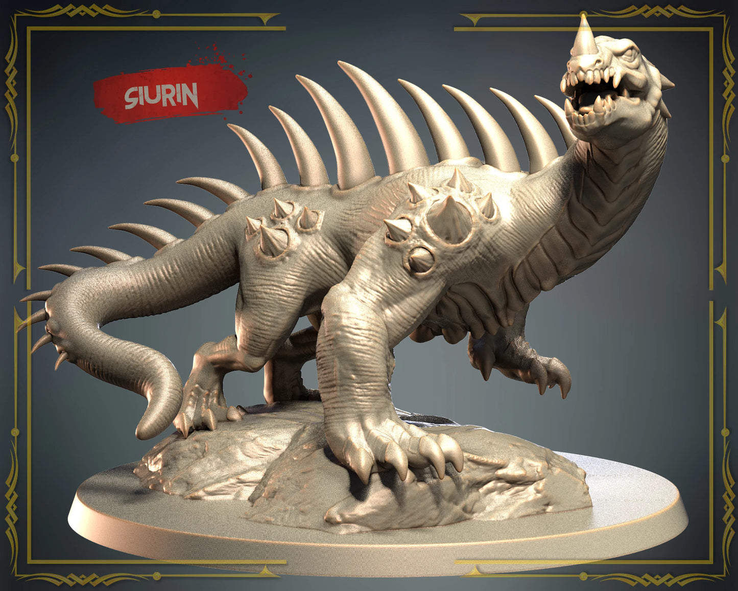 3D IPStudios - Dragons Worlds #1 - Siurun - DnD/TTRPG Figure/Miniature