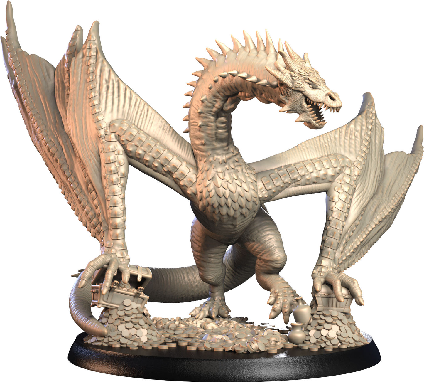3D IPStudios - Dragons Worlds #2 - Smauth - DnD/TTRPG Figure/Miniature - Helios3DPrinting