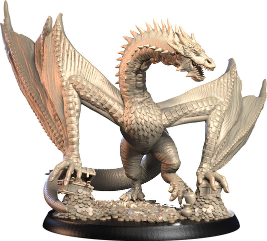 3D IPStudios - Dragons Worlds #2 - Smauth - DnD/TTRPG Figure/Miniature - Helios3DPrinting