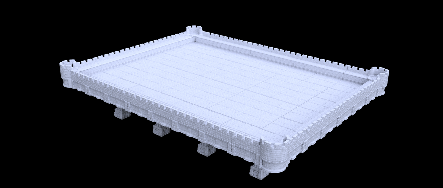 StageTop: 3D Printed Modular Gaming Board/Table - Stronghold Version