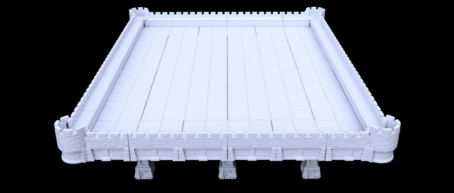 StageTop: 3D Printed Modular Gaming Board/Table - Stronghold Version