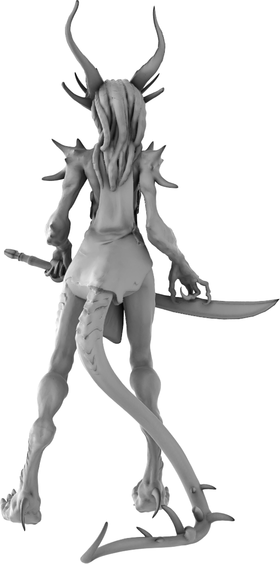 Z Kino - Succubus - 75mm Pin Up/Figure/Model/Diorama