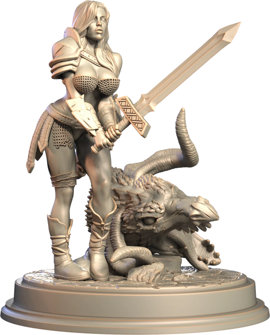 3D IPStudios - Barbarians - Sylara - 75mm Pin Up/Figure/Model/Diorama