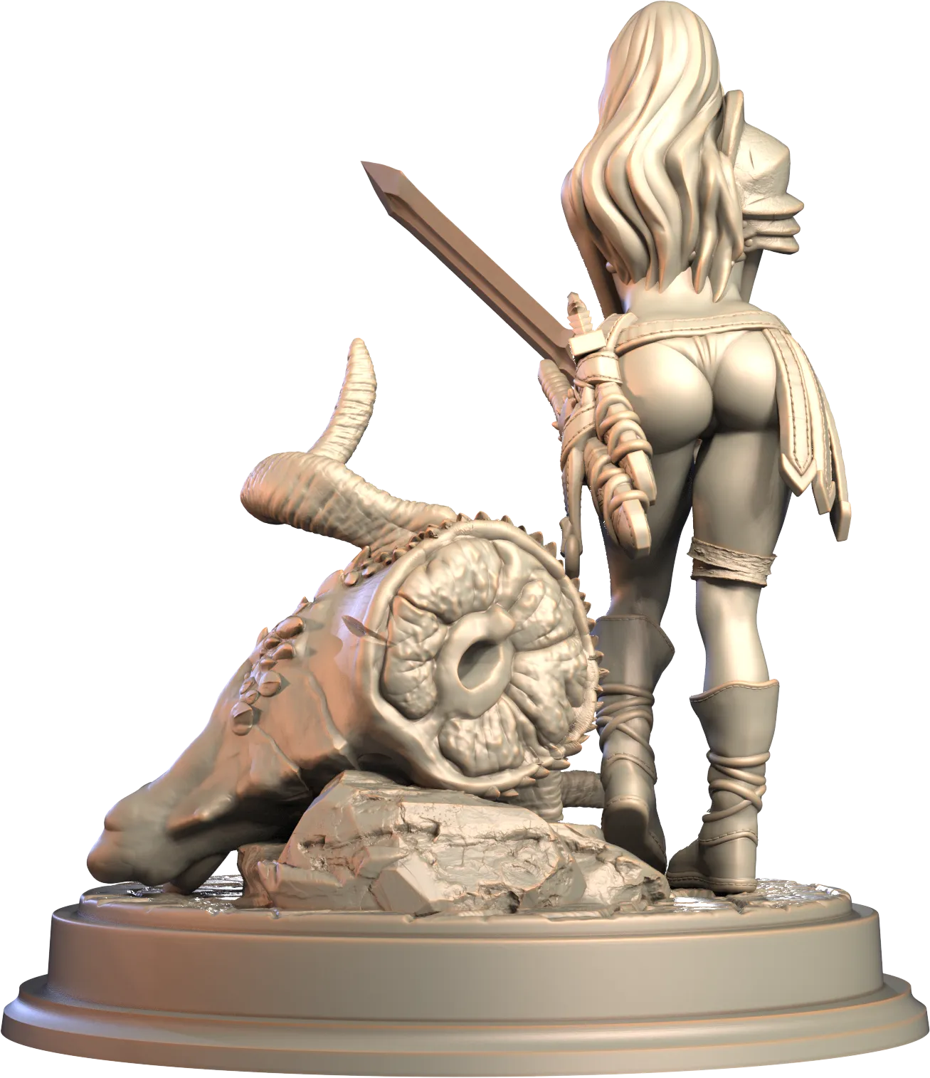3D IPStudios - Barbarians - Sylara - 75mm Pin Up/Figure/Model/Diorama
