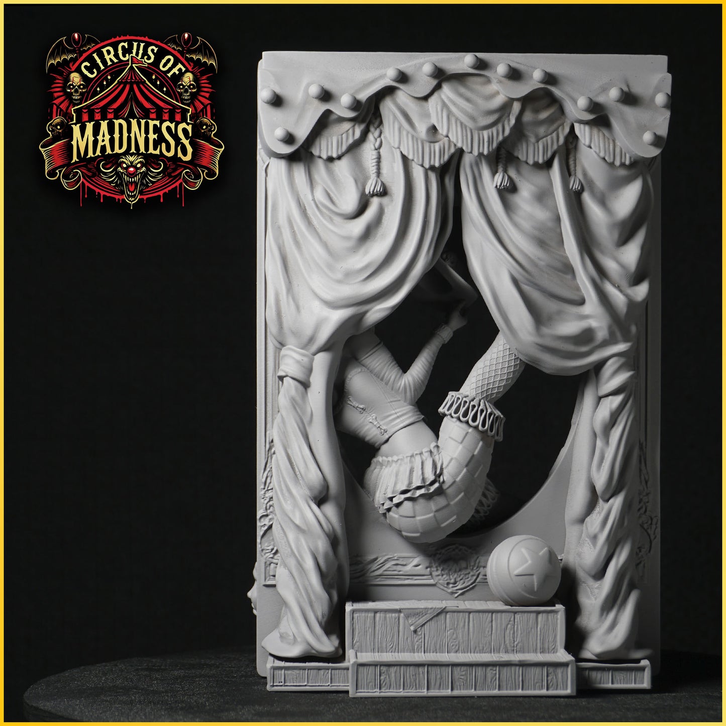 Underworld Miniatures - Circus of Madness - Sabrina - 32/75/120mm Pin Up/Figure/Model/Diorama - Helios3DPrinting