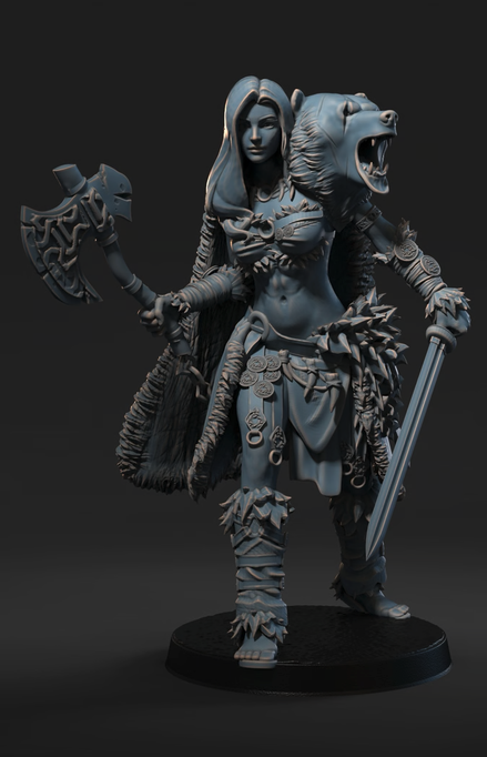 Broken Sword - Valhalla - Solveig - 75mm Pin Up/Figure/Model/Diorama
