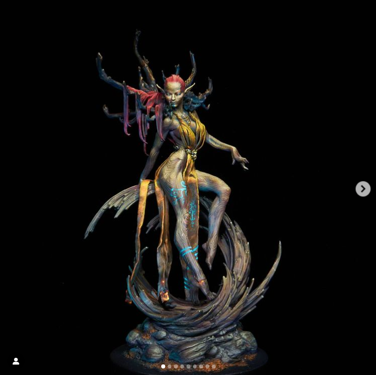 Blackthorn Miniatures - Whispering Forest - Dryad - 100mm Pin Up/Figure/Model/Diorama