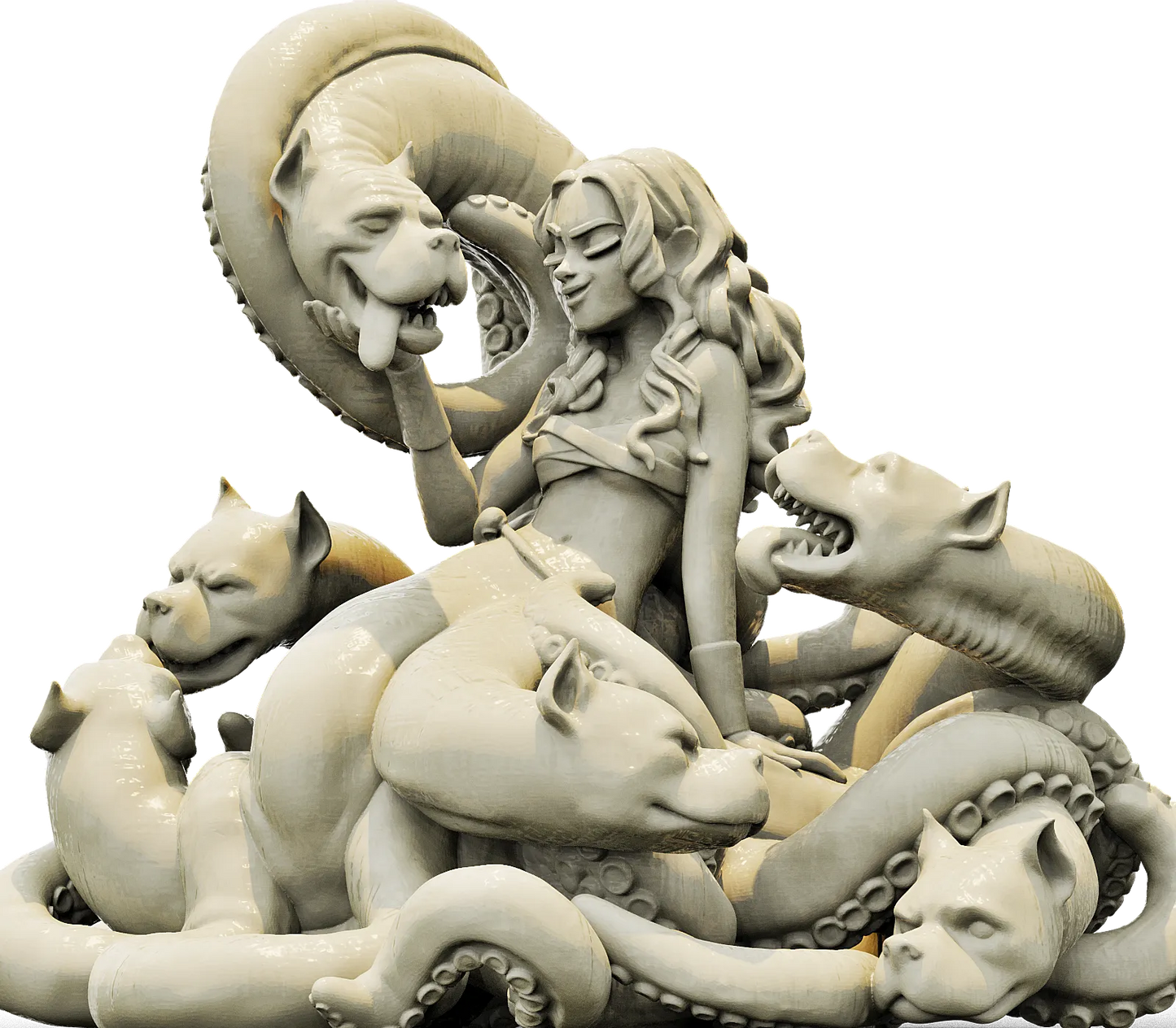 Brayan Nafarrate - Bestiary #4 - Scylla - DnD/TTRPG Figure/Miniature