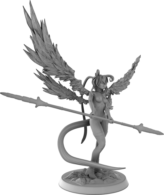 Anvil Wargames - Seduced By Fire - 75mm Pin Up/Figure/Model/Diorama - Helios3DPrinting