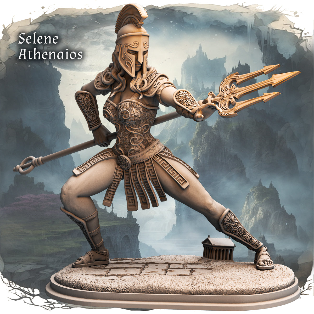 Haito - Legendary Heros - Selene Athenaios - 180mm Pin Up/Figure/Model/Diorama