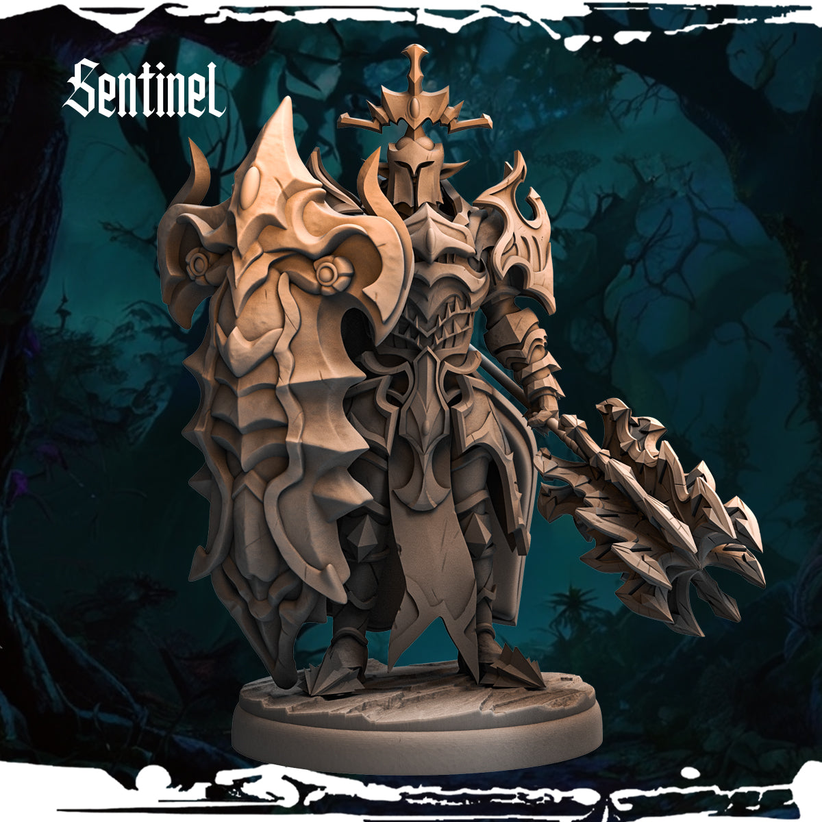 Monolith Arts - Dark Elves - Sentinel - DnD/TTRPG Figure/Miniature